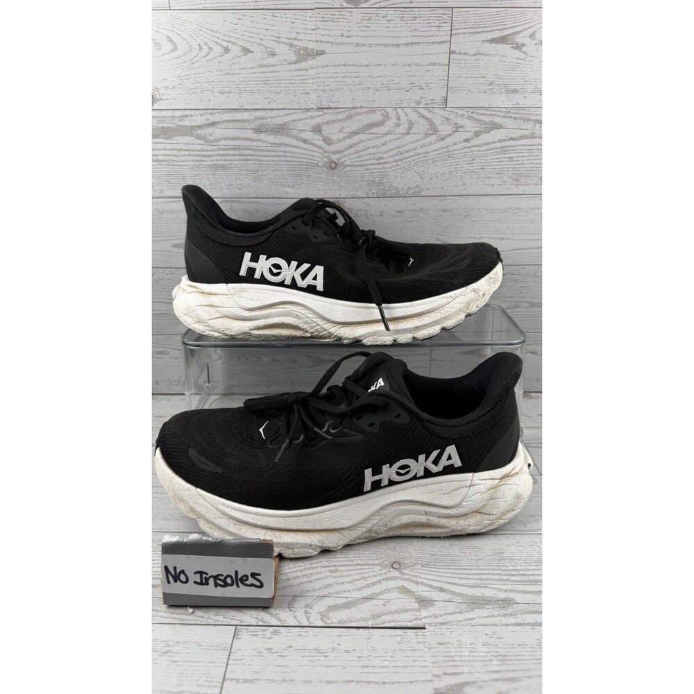 Hoka One One Arahi 8 1168691 BWHT Black White 8.5B Women's Running Shoes #360